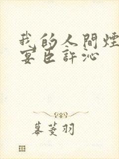 我的人间烟火孟宴臣许沁