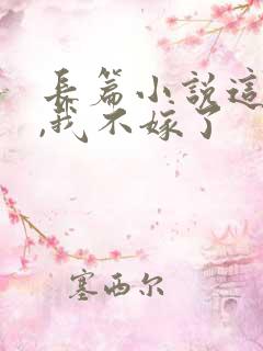 长篇小说这豪门,我不嫁了