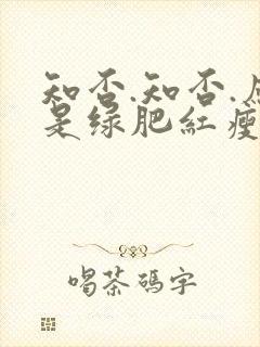 知否.知否.应是绿肥红瘦原著