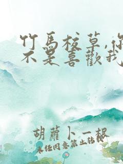 竹马校草,你是不是喜欢我小说