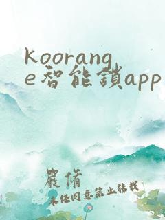 koorange智能锁app下载