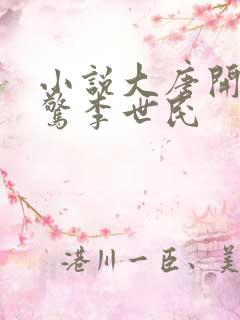 小说大唐开局震惊李世民