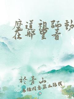 魔道祖师动画片在哪里看
