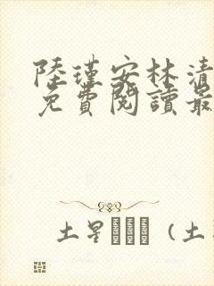 陆瑾安林清小说免费阅读最新章节