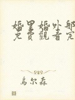 婚里婚外那些事免费观看完整版