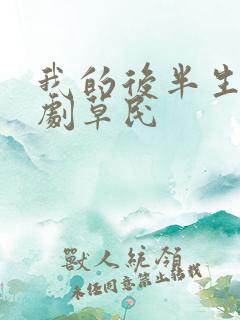 我的后半生电视剧草民