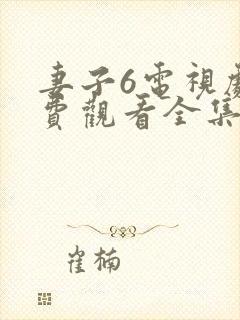 妻子6电视剧免费观看全集电视剧
