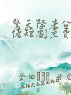 惊天降老公是大佬短剧免费观看