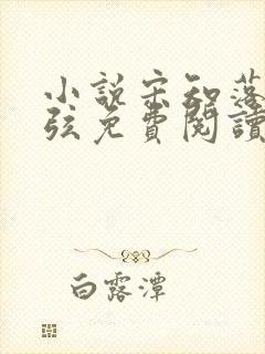 小说宋知落沈清弦免费阅读