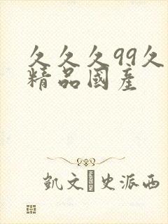 久久久99久久精品国产