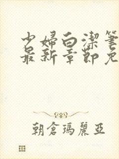 少妇白洁笔趣阁最新章节免费