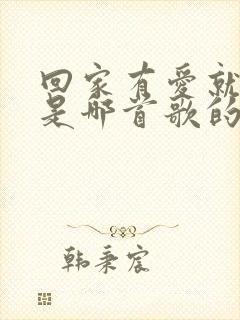 回家有爱就不怕是哪首歌的歌词