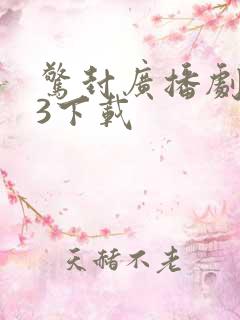 惊封广播剧mp3下载