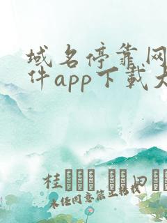 域名停靠网站软件app下载大全小