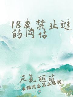 18岁禁止进入的网站