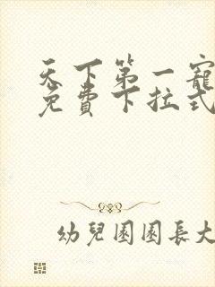 天下第一宠漫画免费下拉式