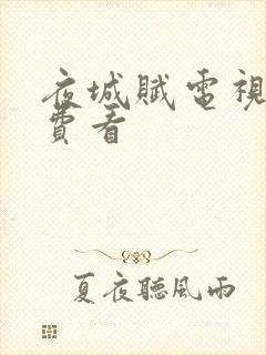 夜城赋电视剧免费看