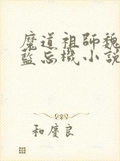 魔道祖师魏无羡蓝忘机小说无弹窗