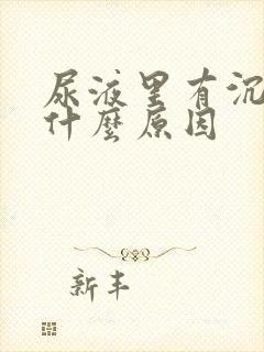 尿液里有沉淀物什么原因