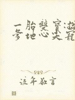 一胎双宝:总裁爹地心尖宠