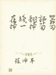 在线翻译器拍照扫一扫葡萄牙语软件