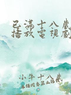 已满十八岁在线播放电视剧7