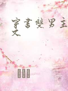 穿书双男主主攻文