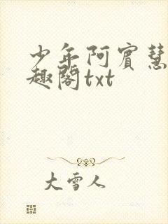 少年阿宾慧钰笔趣阁txt