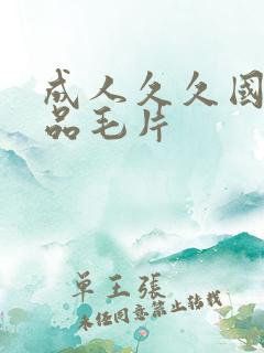 成人久久国产精品毛片