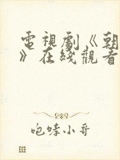 电视剧《朝雪录》在线观看