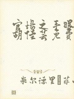 官场之手眼通天胡佳芸免费阅读