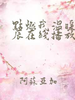 点燃我温暖你星辰在线播放免费