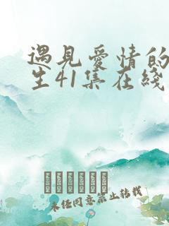 遇见爱情的利先生41集在线观看