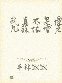 我真不是傻子叶凡苏依雪免费阅读