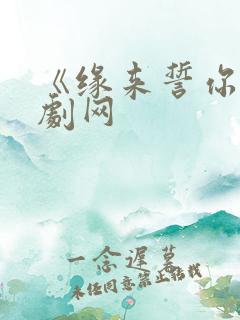 《缘来誓你》泰剧网