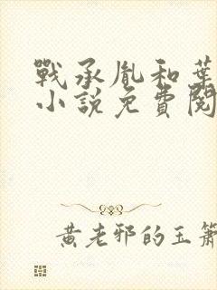 战承胤和叶苜苜小说免费阅读