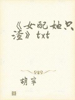 《女配她只想被渣》txt