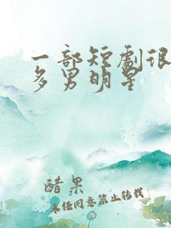 一部短剧很多很多男明星