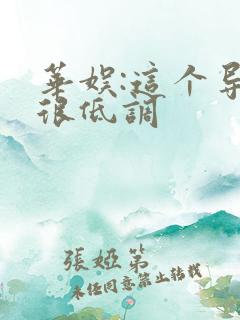 华娱:这个导演很低调