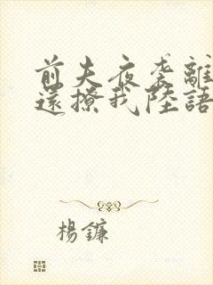 前夫夜袭离婚了还撩我陆语o顾瑾衡全文在