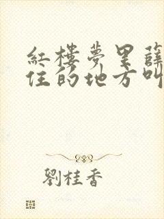 红楼梦里薛宝钗住的地方叫什么