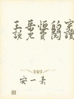 王岳恒的穿越小说免费阅读