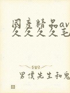 国产精品av久久久久久毛片