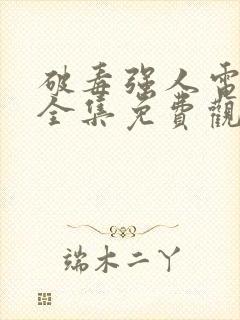 破毒强人电视剧全集免费观看完整版