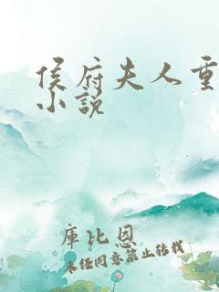 侯府夫人重生的小说