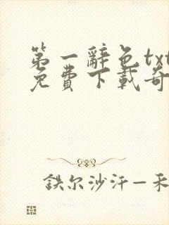 第一辞色txt免费下载奇书网