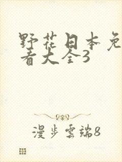 野花日本免费观看大全3
