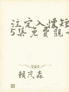 注定入怀短剧95集免费观看