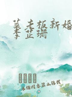 菜老板新婚妻子李芷珊