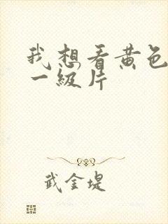 我想看黄色国产一级片